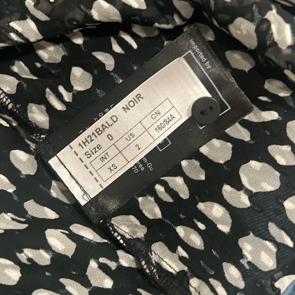 NWT BA&SH Baldwin V-Back Blouse Size 0 - Picture 9 of 10